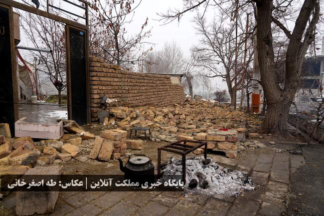 تصاویری از حجم خسارات زلزله ۸ بهمن خوی