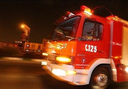 آتش سوزی پست برق میدان فردوسی تهران