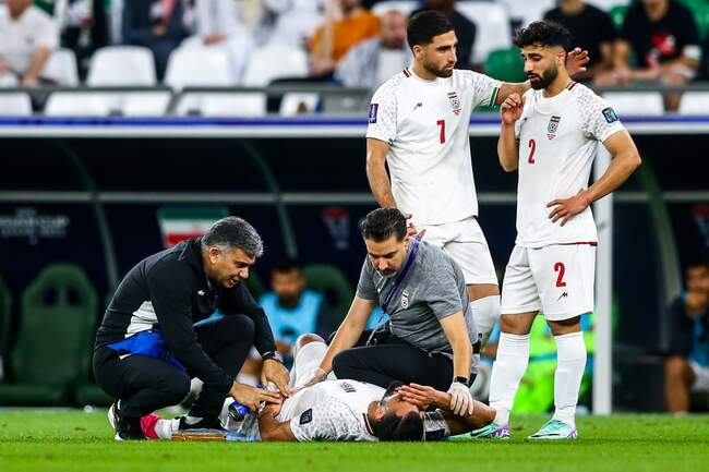دیدار ایران و فلسطین از دید لنز دوربین