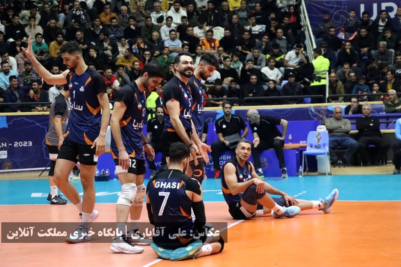 پایان نیم فصل نخست لیگ برتر والیبال با شکست صدرنشین | تصاویر