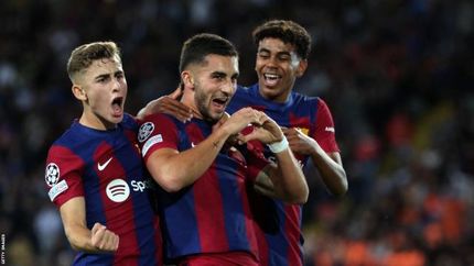 برد بارسلونا و فاینورد در لیگ قهرمانان اروپا