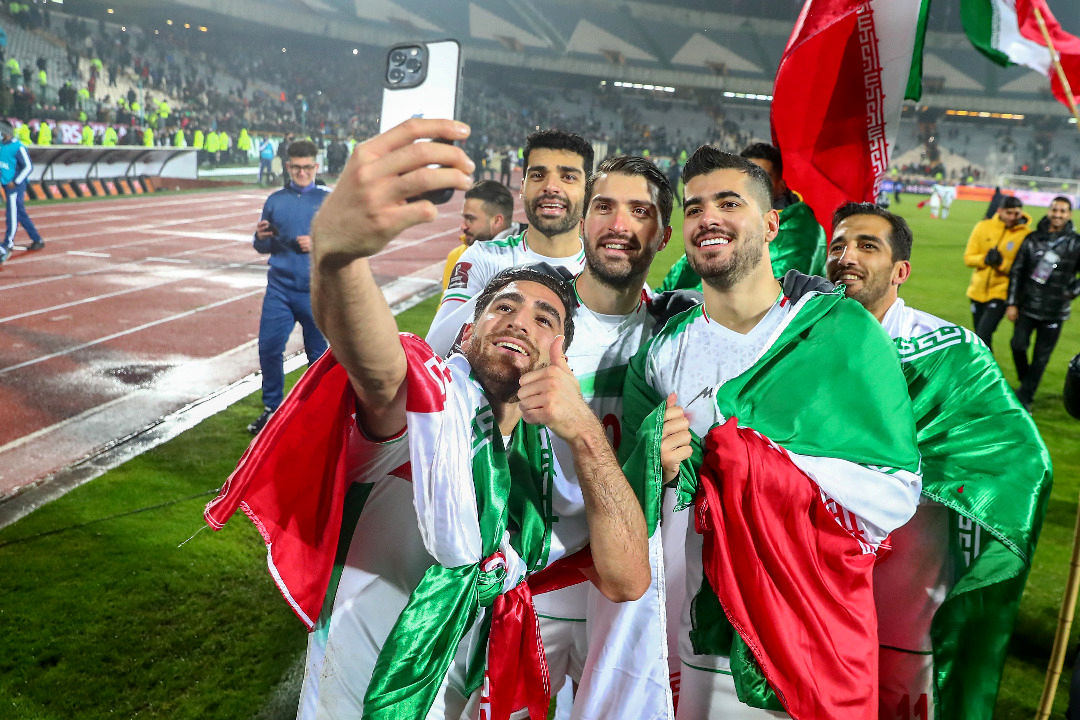 شادی ملی‌پوشان بعد از پایان بازی با عراق و صعود به جام جهانی