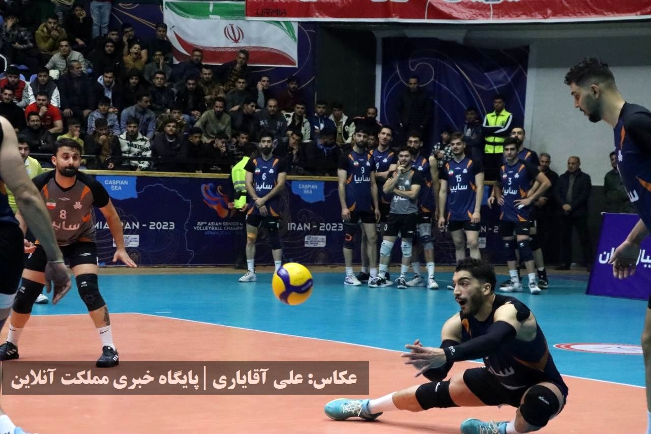پایان نیم فصل نخست لیگ برتر والیبال با شکست صدرنشین | تصاویر