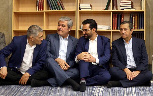 مراسم تنفیذ حکم مسعود پزشکیان به عنوان رئیس جمهور توسط رهبر معظم انق�
