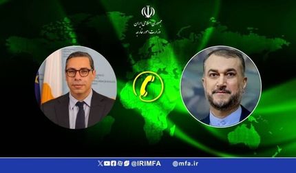 وزیر امور خارجه با همتای قبرسی گفت و گو کرد