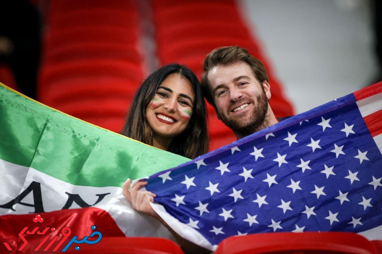 جام جهانی: تصاویر حاشیه‌ای از بازی ایران و آمریکا