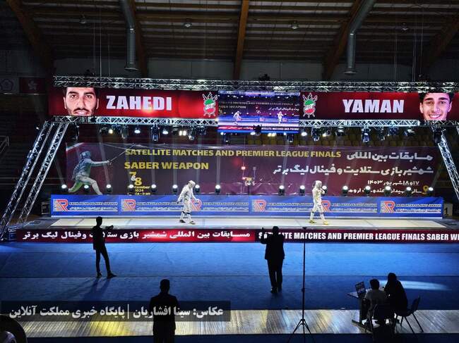 مسابقات بین‌المللی شمشیربازی ستلایت ارومیه / تصاویر