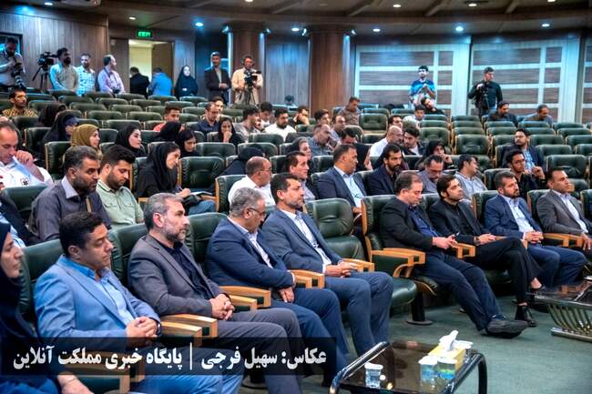 حضور پرتعداد خبرنگاران آذربایجان‌غربی در نشست خبری والیبال قهرمانی