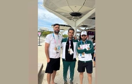 حضور عجیب برادر یکی از شمشیربازان تیم ملی در المپیک پاریس با آی‌دی کارت نامشخص!