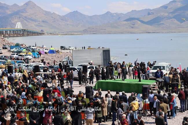 جشنواره فرهنگی، ورزشی و تفریحی دریاچه ارومیه با استقبال ۱۵ کیلومتری 