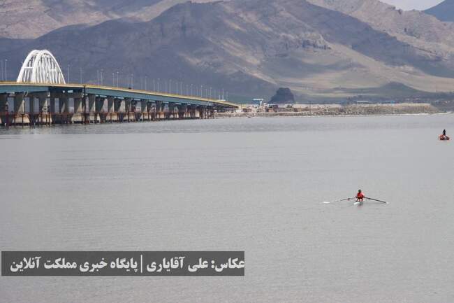 جشنواره فرهنگی، ورزشی و تفریحی دریاچه ارومیه با استقبال ۱۵ کیلومتری 