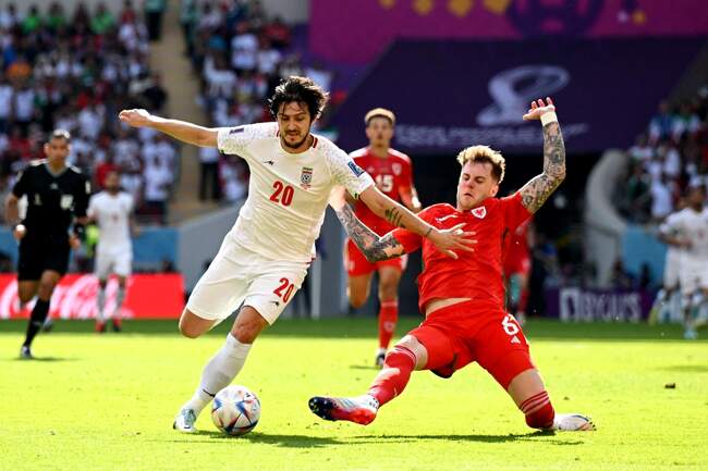 جام جهانی: بازی ایران و ولز از دید لنز دوربین‌ها
