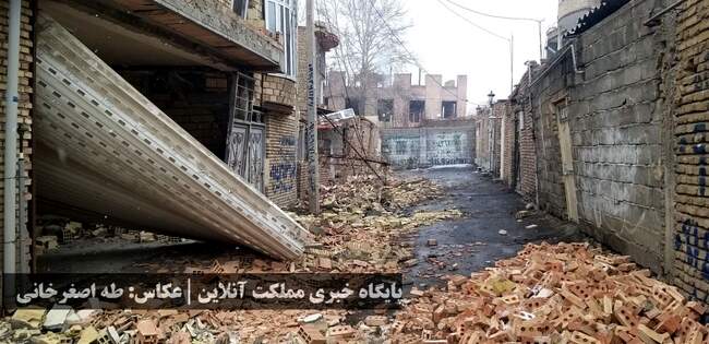 تصاویری از حجم خسارات زلزله ۸ بهمن خوی