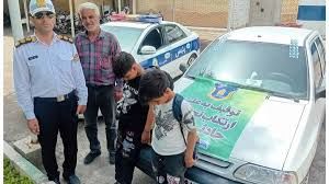 شناسایی و توقیف خودروی پرایدی که توسط یک کودک ۱۲ ساله رانندگی شد