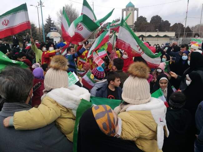 مراسم راهپیمایی ٢٢ بهمن در نقاط مختلف کشور