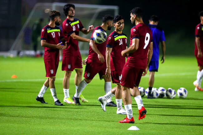 تیم ملی، اولین تمرین خود را در قطر برگزار کرد