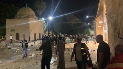 درگیری‌ها در فلسطین: ۹۰ فلسطینی در مسجدالاقصی مجروح شدند + ویدئو