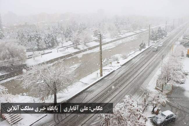 طراوت زمستانی ارومیه با اولین برف سال / تصاویر