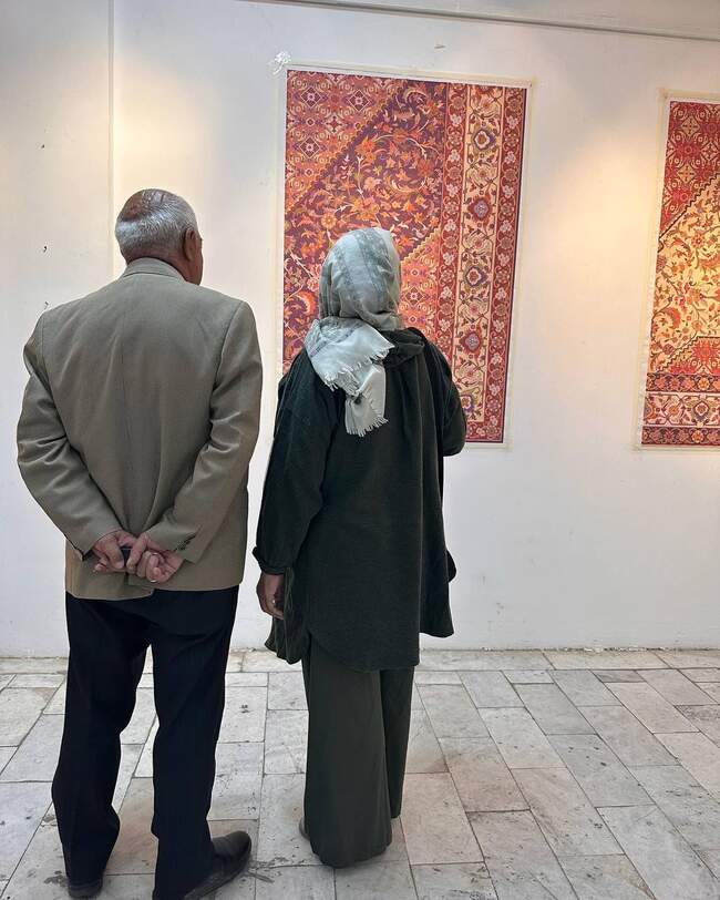 نمایشگاه انفرادی طراحی نقوش ایرانی در ارومیه