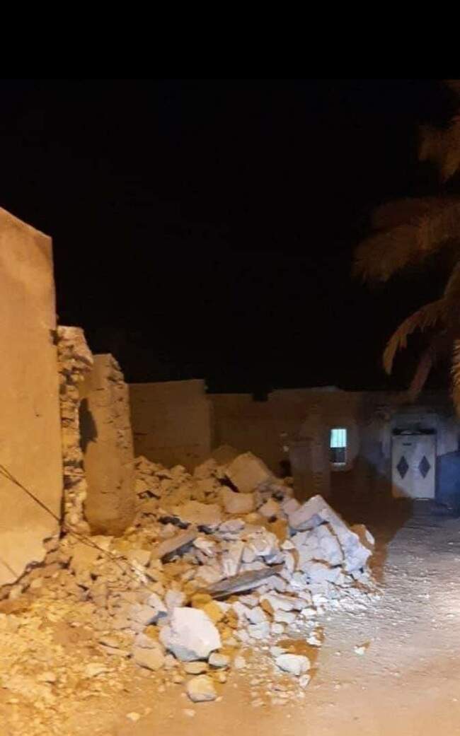 تصاویر زلزله نسبتا شدید استان هرمزگان