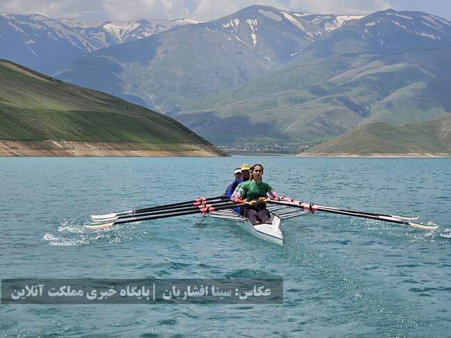 ششمین اردوی تیم ملی روئینگ بانوان در حال برگزاریست / تصاویر