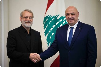 لاریجانی با رئیس جمهور لبنان دیدار کرد