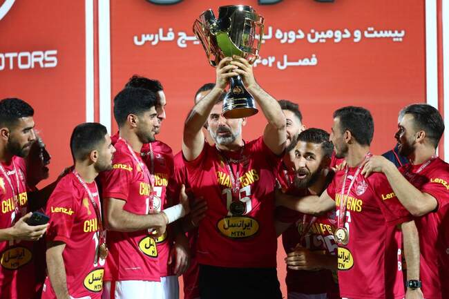 بازی پرسپولیس و نساجی و جشن قهرمانی سرخپوشان / تصاویر