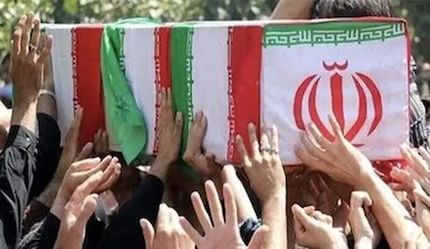 تشییع پیکر مطهر سه شهید دیگر تجاوز رژیم جعلی صهیونیستی در استان گیلان 