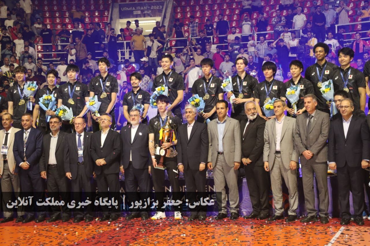 فینال و مراسم اختتامیه والیبال قهرمانی مردان آسیا در ارومیه / تصاویر