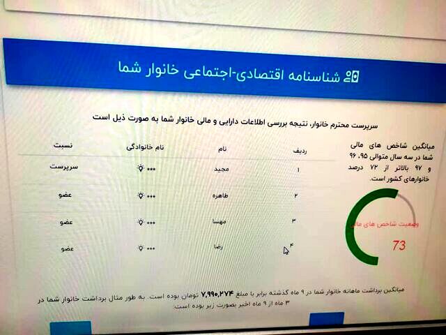 بسته معیشتی