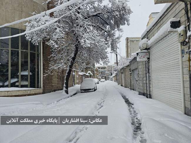 برف، ارومیه را سفیدپوش کرد + تصاویر