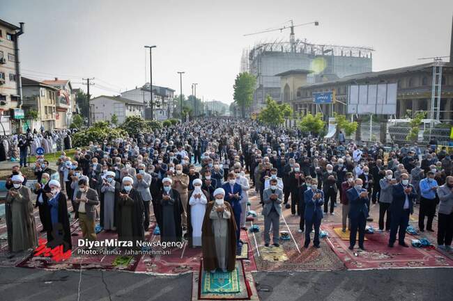 نماز عید فطر ۱۴۰۰ در نقاط مختلف کشور