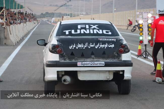 مسابقه کشوری اتومبیلرانی درگ (شتاب) به میزبانی ارومیه + تصاویر