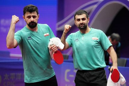 صعود تیم ملی تنیس روی میز ایران در قهرمانی جهان