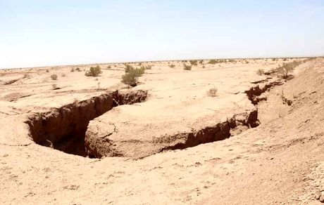 فرونشست شدید در استان البرز