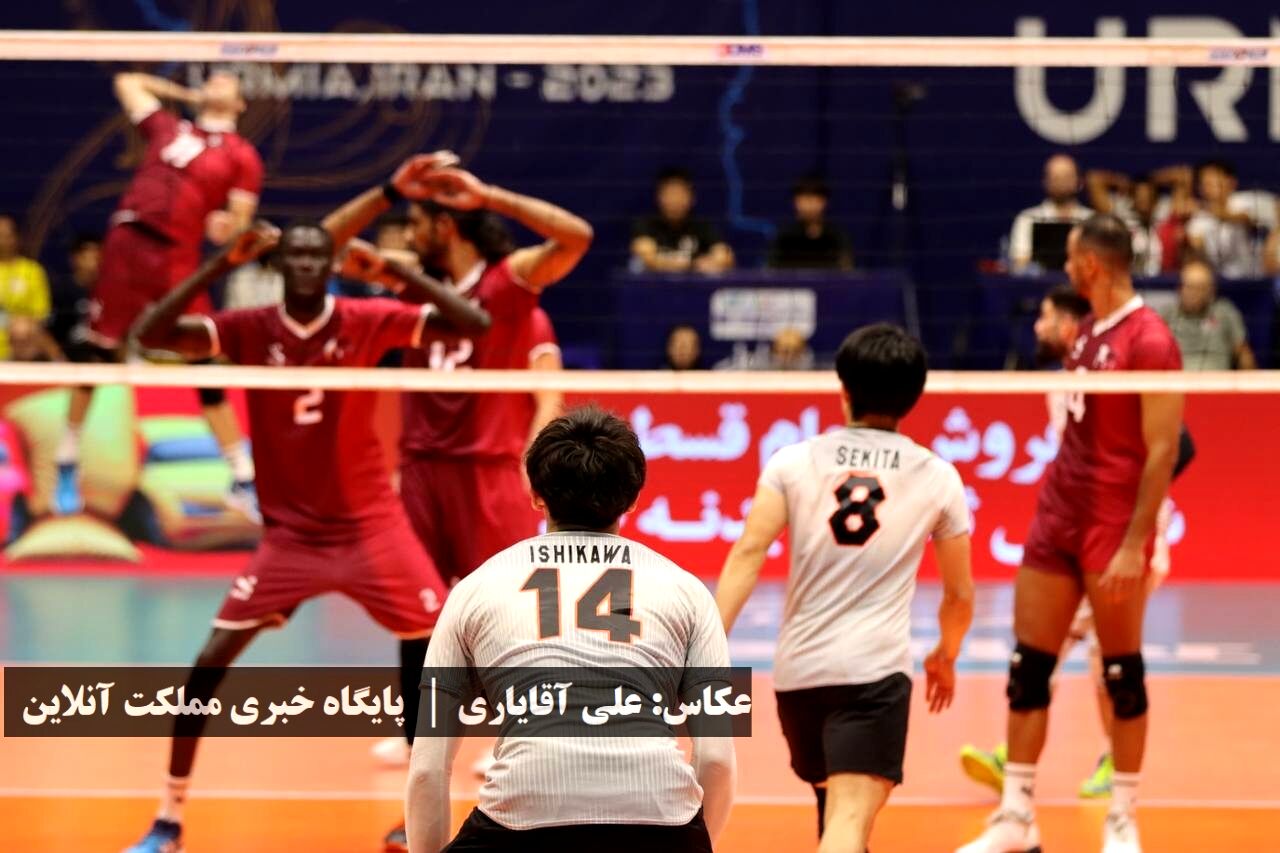 روز ششم والیبال قهرمانی مردان آسیا در ارومیه / تصاویر