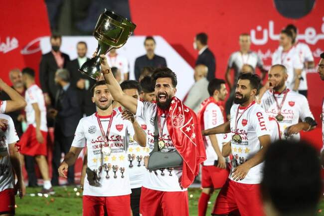 تصاویر | جشن پنجمین قهرمانی متوالی پرسپولیس در لیگ برتر
