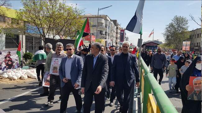 راهپیمایی روز جهانی قدس در نقاط مختلف کشور