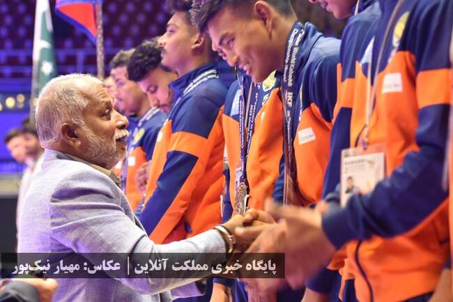 تصاویر | پایان نیمه نهایی کبدی قهرمانی جوانان جهان: نپال و پاکستان سو�