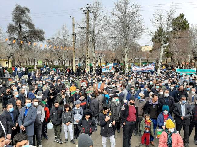 مراسم راهپیمایی ٢٢ بهمن در نقاط مختلف کشور