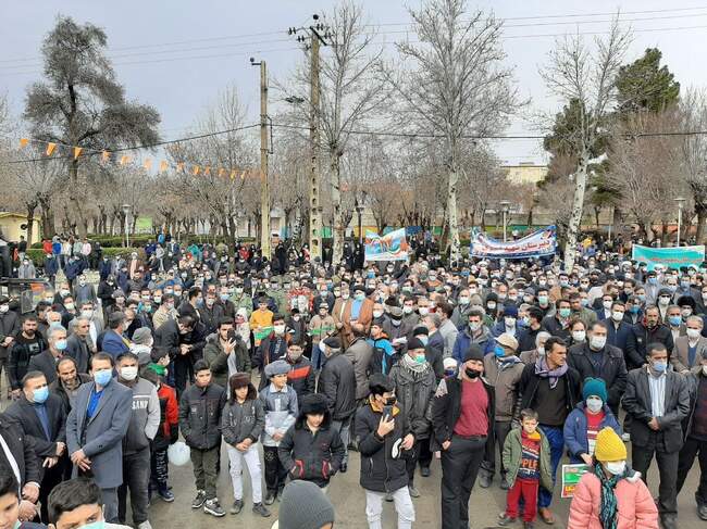 مراسم راهپیمایی ٢٢ بهمن در نقاط مختلف کشور