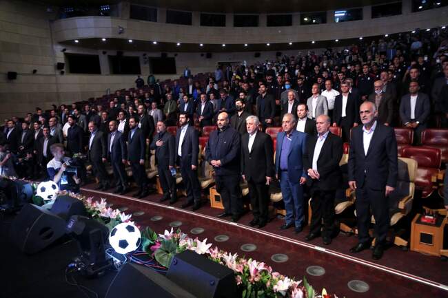 تصاویر | مراسم بدرقه و رونمایی از پیراهن تیم ملی فوتبال در جام جهانی ق
