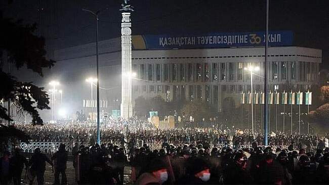 ناآرامی‌ها و اعتراضات قزاقستان از نگاه دوربین