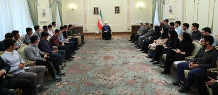 روحانی از مدال‌آور المپیاد‌های علمی تجلیل کرد