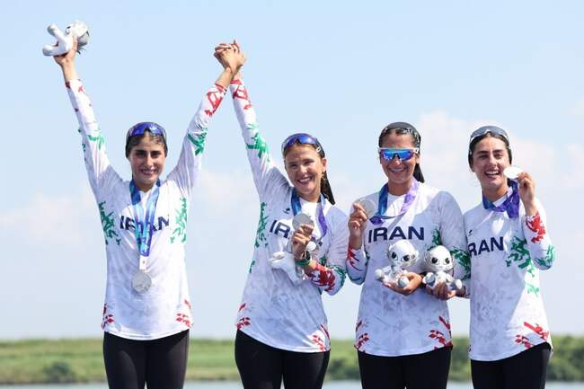 درخشش روئینگ ایران در بازی‌های آسیایی ۲۰۲۶ ناگویا / تصاویر