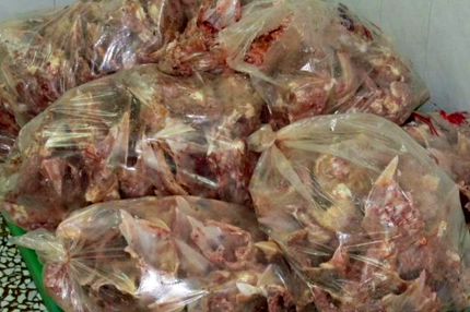 کشف ۶ تن گوشت منجمد تنظیم بازار احتکار شده در بندرعباس
