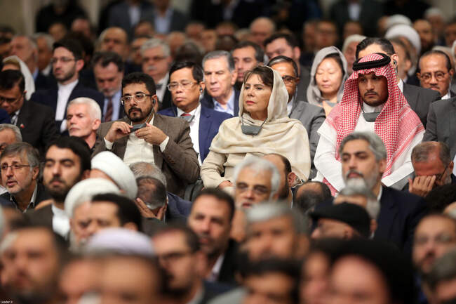 مراسم تنفیذ حکم مسعود پزشکیان به عنوان رئیس جمهور توسط رهبر معظم انق�