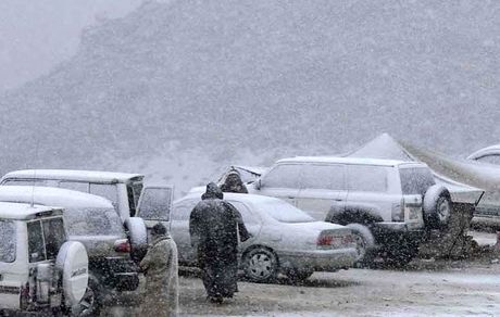 در بیابان‌های عربستان هم برف بارید