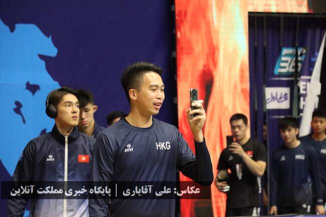 جام ۲۲: دیدار تیم‌های والیبال ایران و هنگ‌کنگ در سالن پر از تماشاگر �