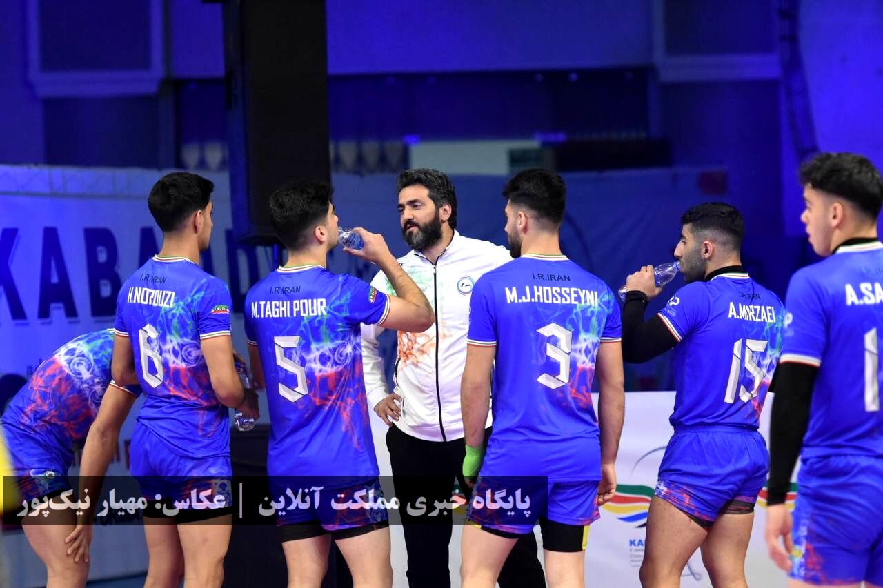 برد تیم ملی کبدی ایران مقابل اوگاندا در مسابقات قهرمانی جوانان جهان /